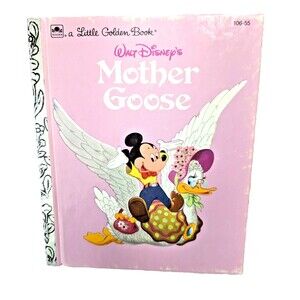Walt Disney's Mickey Mouse Mother Goose 1952 A Little Golden Book Series Gift
